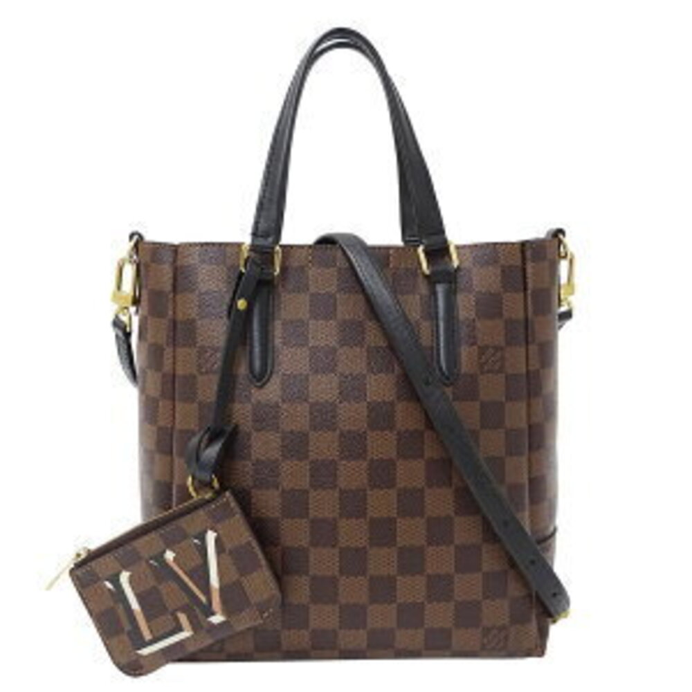 Louis Vuitton Bag Handbag Shoulder Belmont NV Brown Handheld